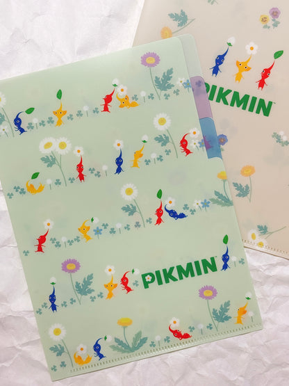 日本任天堂Pikmin A5 3 pocket 文件夾 兩色可選 💚💛預購貨品