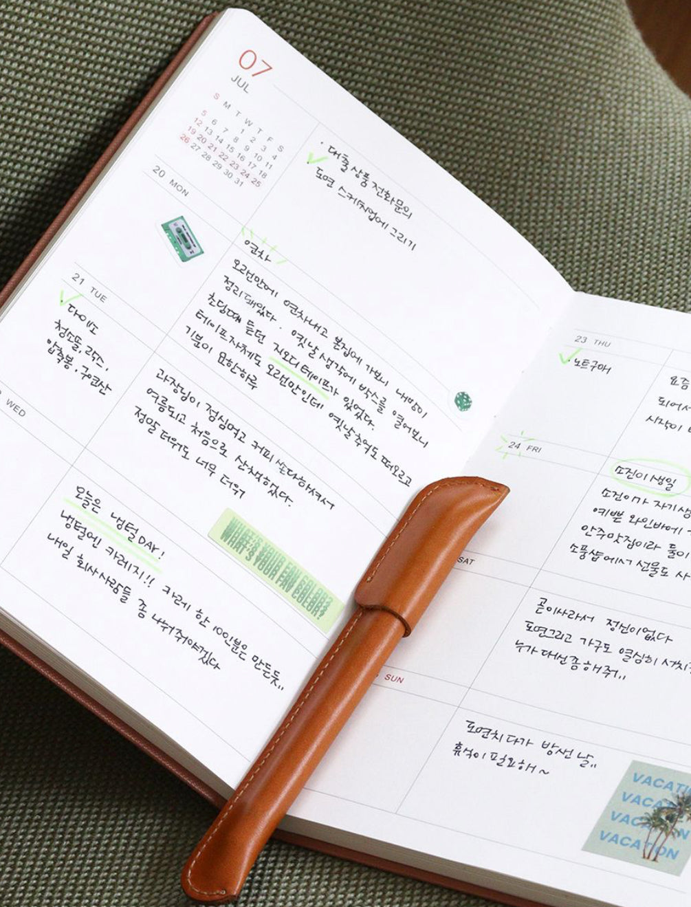 韓國Indigo 2026 Schedule - Year of Rainbow 🌈 月+週計劃版本* [預購貨品，下單後14天出貨]