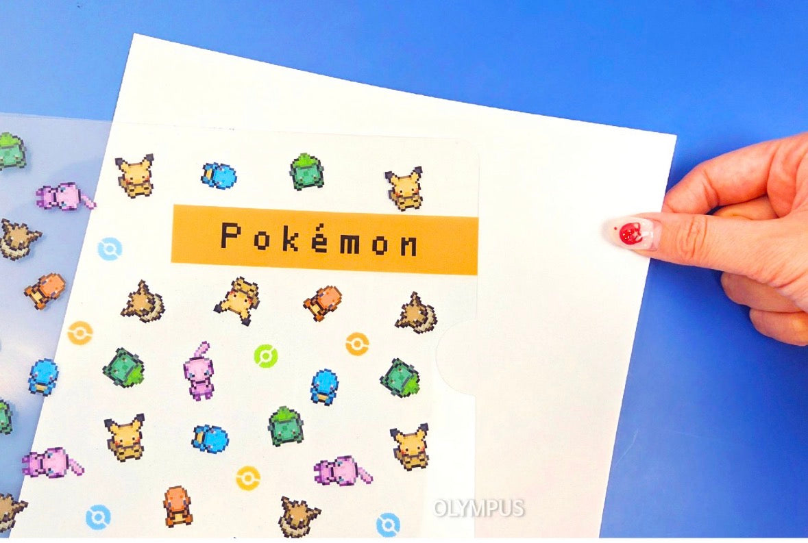 韓版Pokemon 寵物小精靈Pixel 系列 - 像素版A4 文件夾