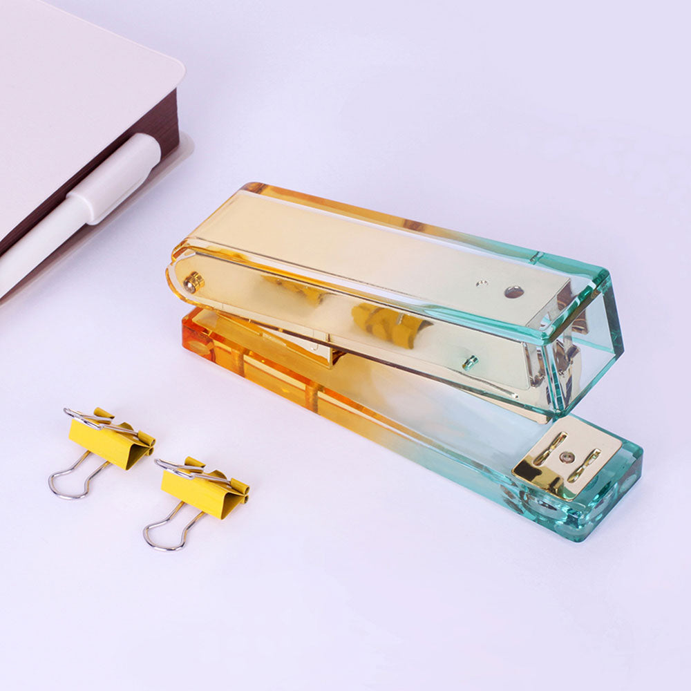 韓國Mood Office Tool 雙色透明釘書機 - 預購貨品