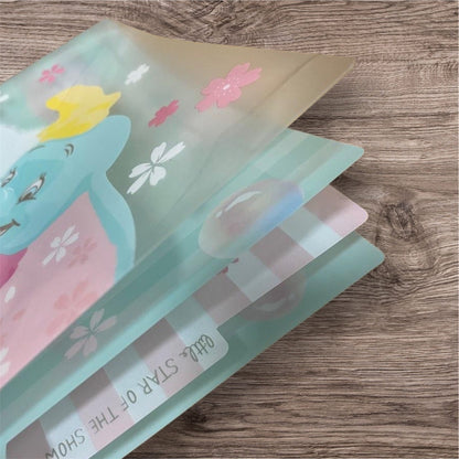 Disney 小飛象Dumbo 櫻花款 A4 三層文件夾