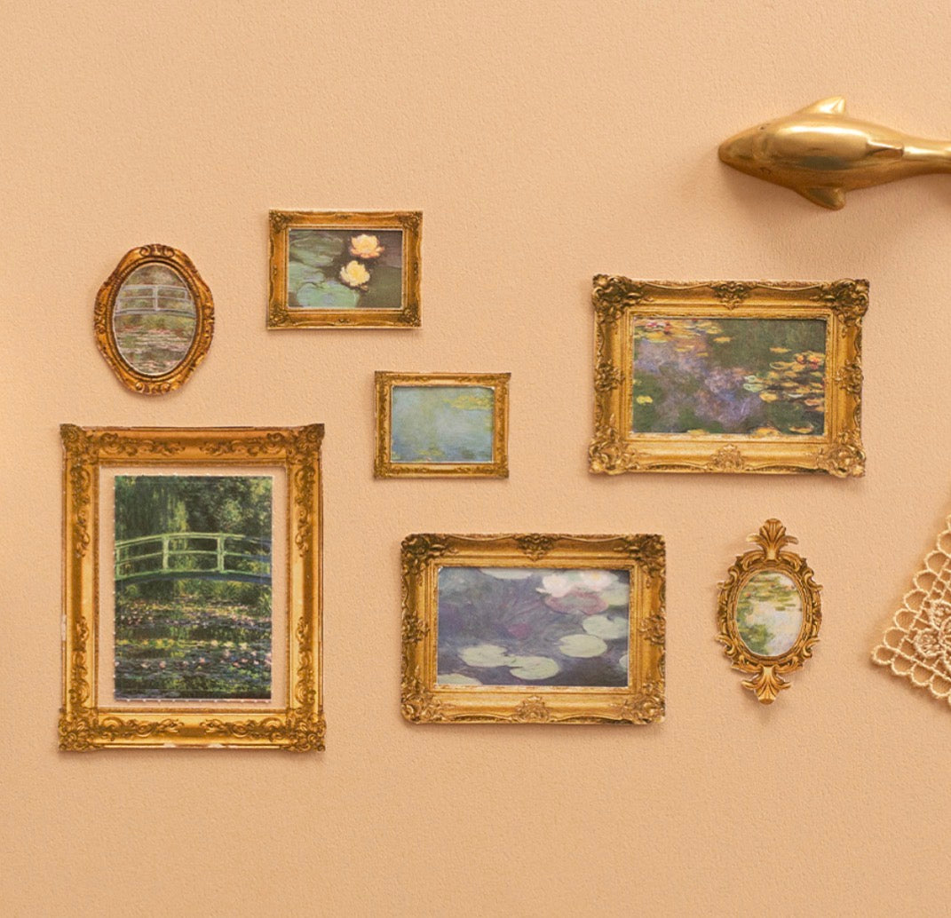 Monet Collection 紙盒裝96 張貼紙- 莫奈的睡蓮時光畫作系列