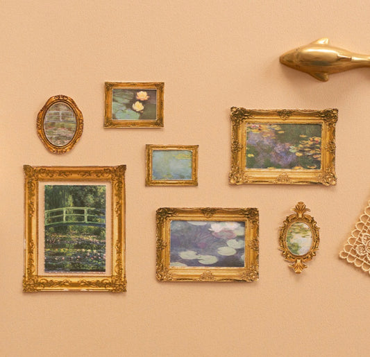 Monet Collection 紙盒裝48 張貼紙- 莫奈的睡蓮時光畫作系列