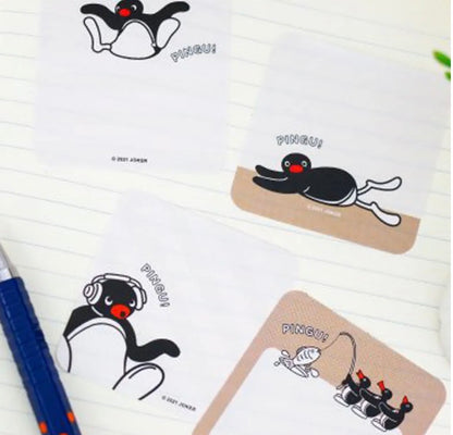 日系企鵝家族Pingu Collection 可書寫便條貼紙：Pingu 放假了 🏖️100 張 [預購貨品，下單後14天出貨]