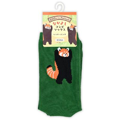 日本Zoo In Animals 可愛動物園襪子 🧦 - 海洋公園的小熊貓  [預購貨品］