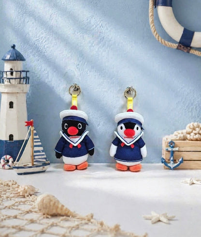 樂天水族館限定‼️韓國Pingu 和Pinga 夏日水手服造型匙扣 [預購貨品，下單後14天出貨]