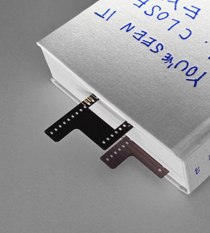 韓國Glen 菲林底片回憶錄透明Bookmark 書簽 - 黑色 / 啡色