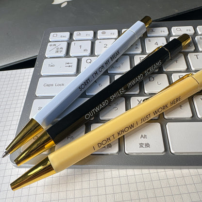 美國Anbo Customer Services 遇見奧客的員工專屬筆  - 0.5mm 黑色墨 原子筆