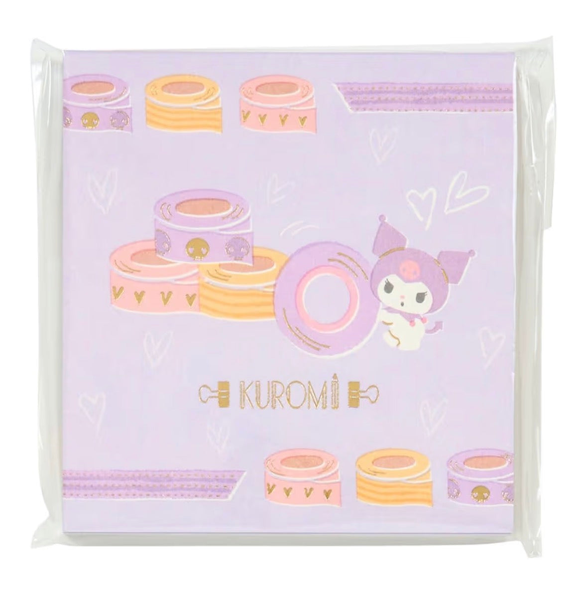 Sanrio Characters Kuromi 的文具時間便條簿 [預購貨品，下單後一星期出貨]