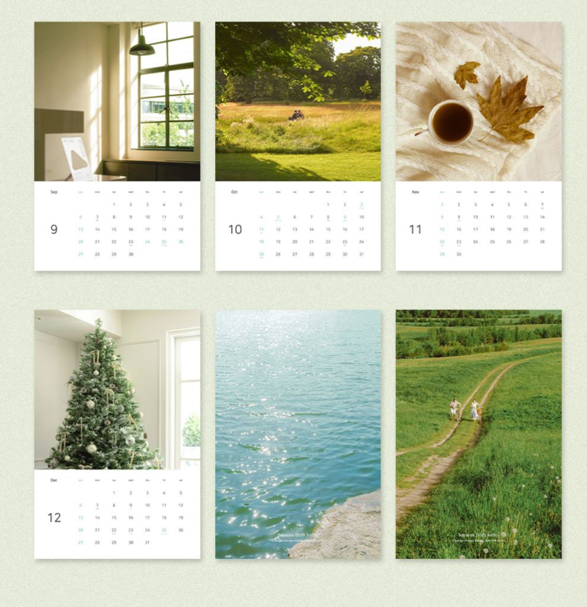 韓國Life in Flow 2026 掛牆月曆 [預購貨品，下單後14天出貨]