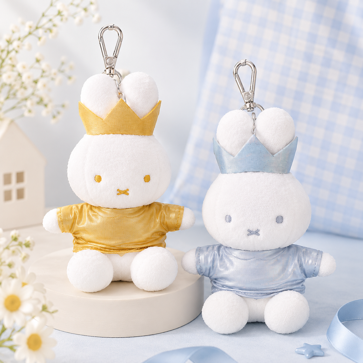 Miffy 冷頸巾🧣造型毛公仔鎖匙扣* [預購貨品，下單後14天出貨] (副本)