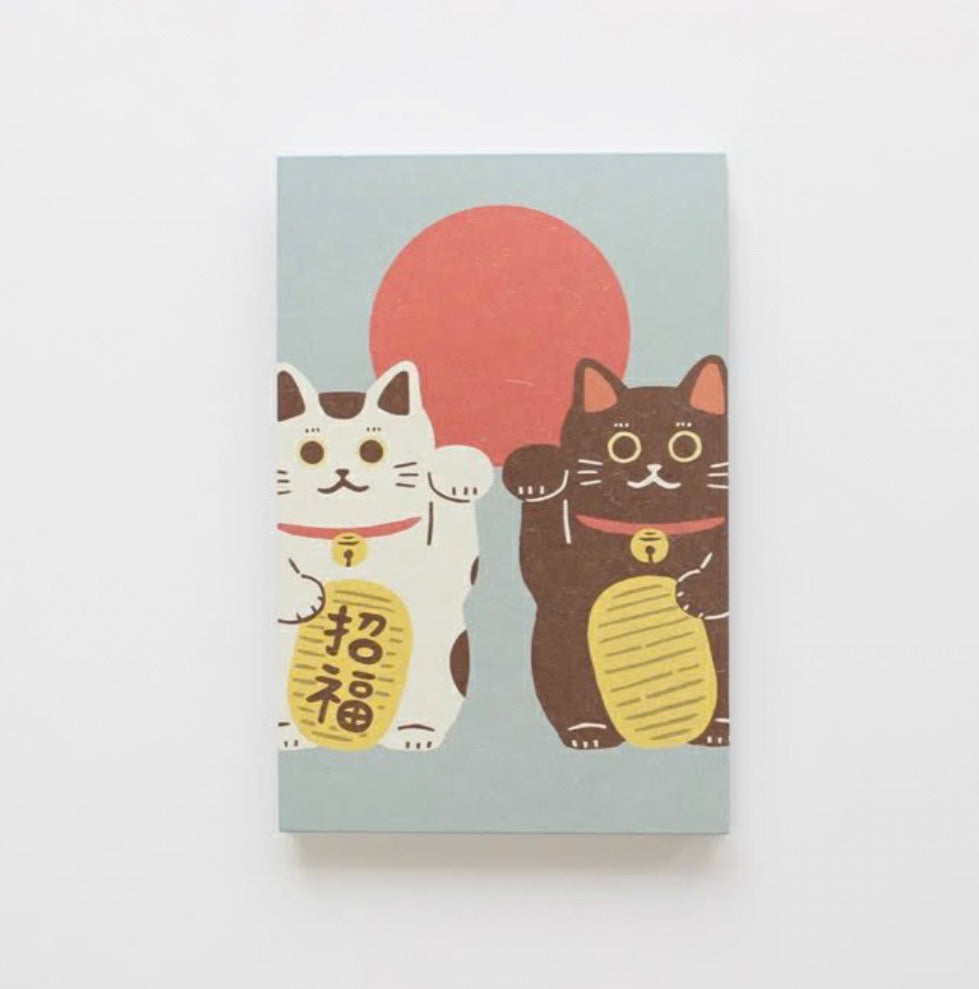 日本Goshuin 美濃和紙御朱印章Stamp Book - 招財貓