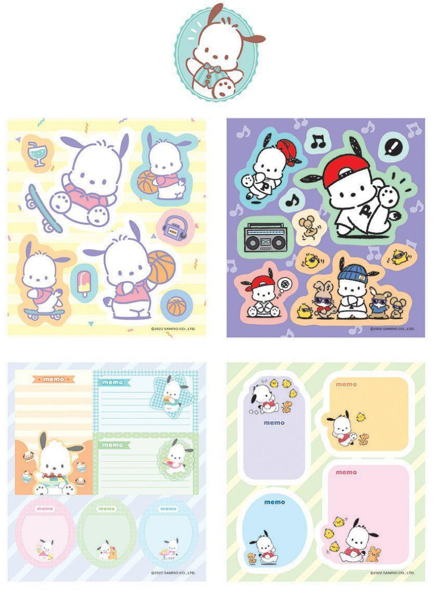 Sanrio Characters 限量版 Mini Sticker Book Collection - PC 狗* [預購貨品，下單後14天出貨]