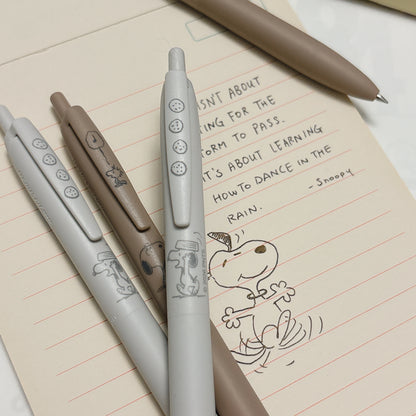 The Peanuts 史努比 三菱 Uni Jetstream 0.5mm  油性黑色原子筆