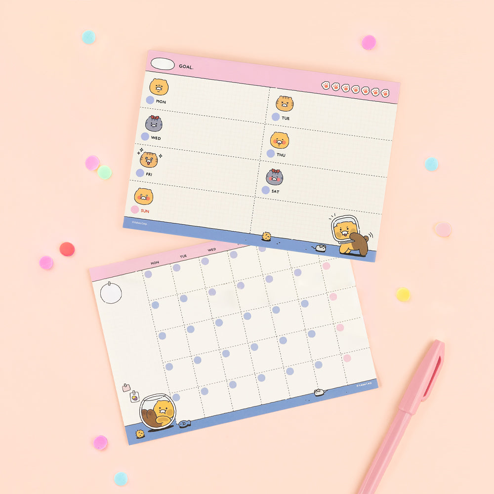 韓國 Kakao Friends  春植 Planner Pad (預購商品)