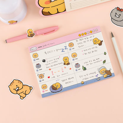 韓國 Kakao Friends  春植 Planner Pad (預購商品)