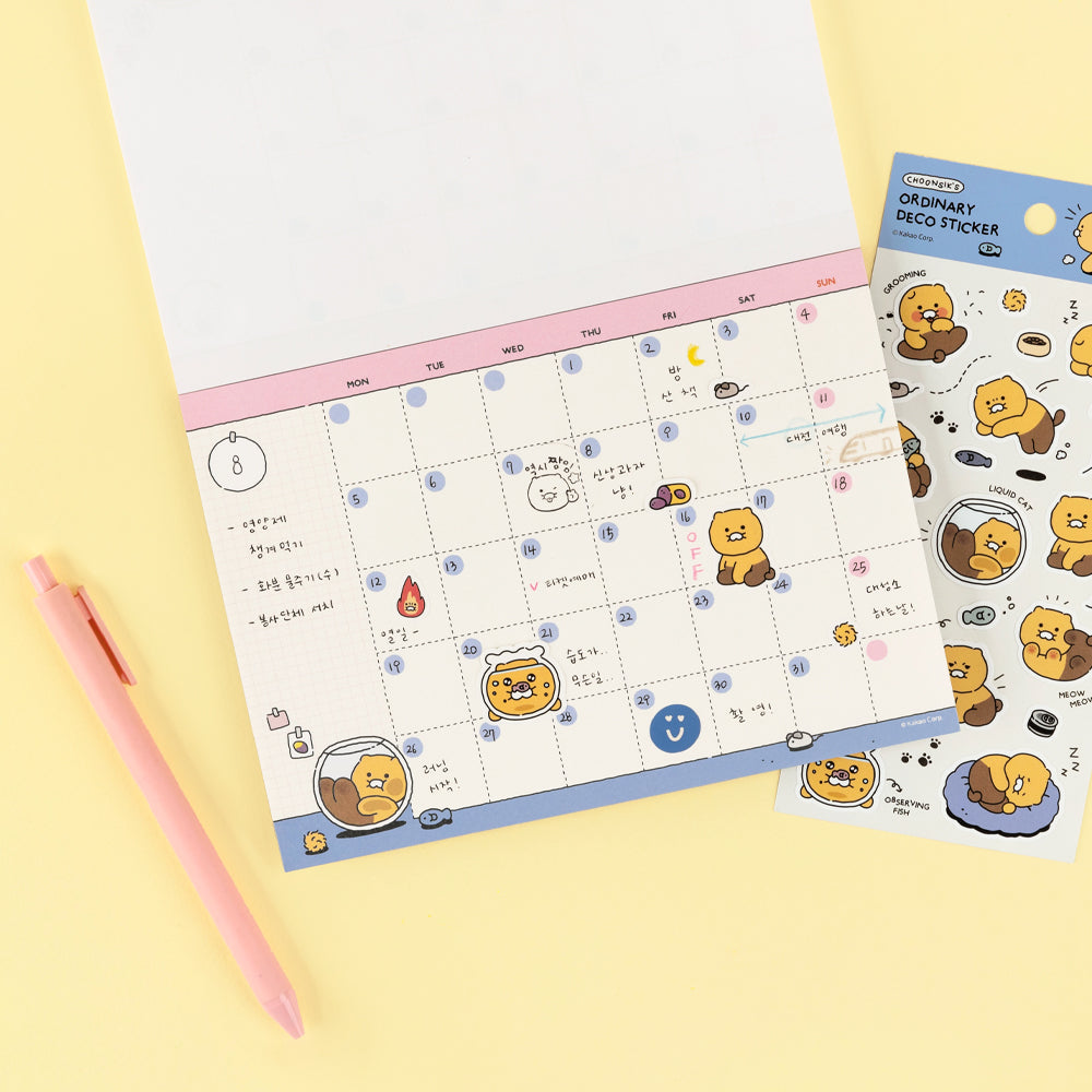 韓國 Kakao Friends  春植 Planner Pad (預購商品)