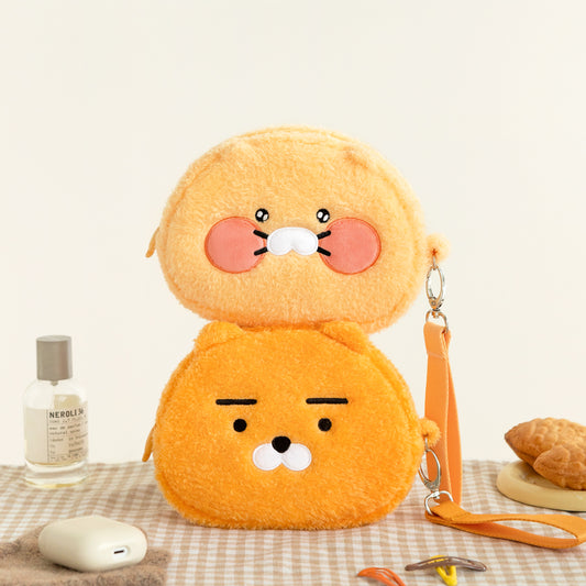 韓國 Kakao Friends 毛毛Pouch - (預購貨品)