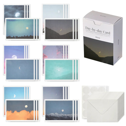 韓國Monolike 36 Days Mini Message Card Set (一套36 張）Moon Moments [預購貨品］