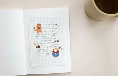 韓國Suatellier 手帳貼紙 - 派對時間