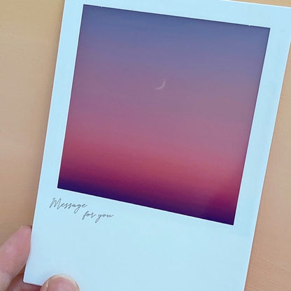 日本Sara Polaroid 空之風景卡片系列 - Moonlight