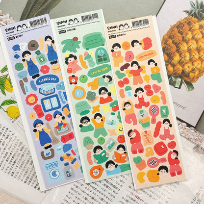 韓國The Paper 記錄我的日常貼紙 - 3款選擇