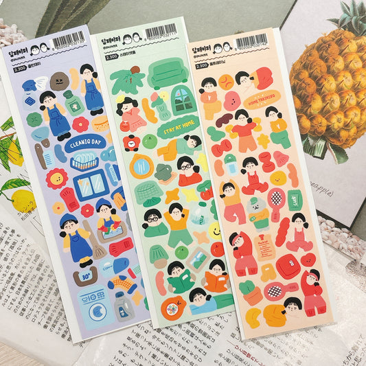 韓國The Paper 記錄我的日常貼紙 - 3款選擇