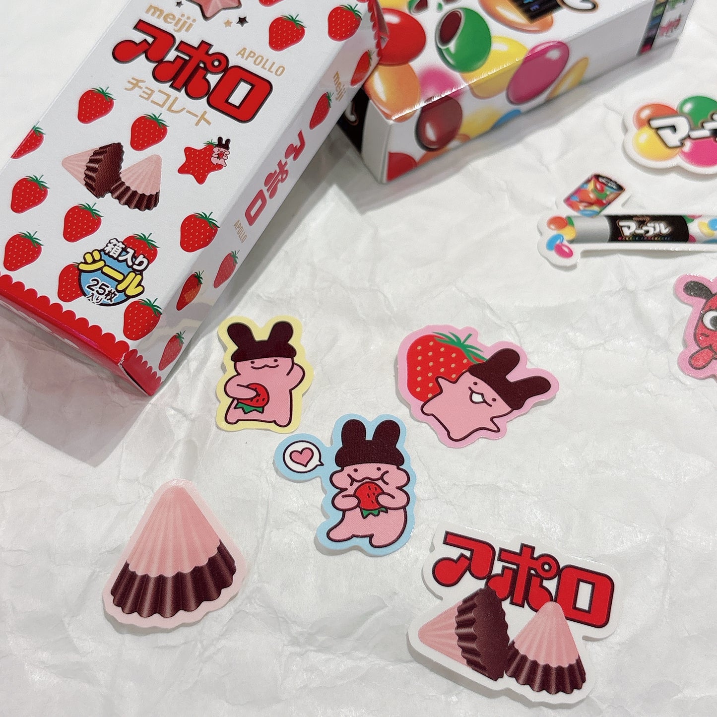 兒時回憶‼️ 日本Funbox 明治朱古力造型盒貼紙 *預購貨品