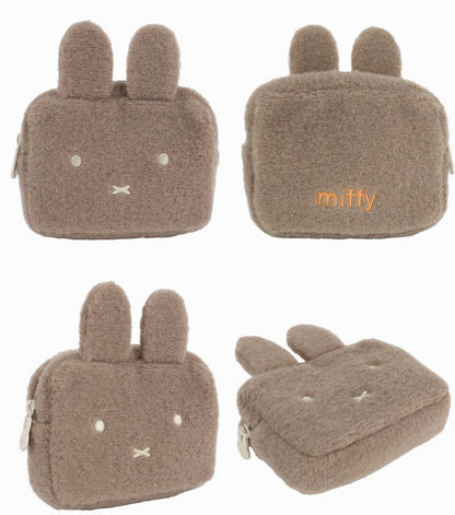 韓版 Miffy in Pastel Collection - Miffy 毛絨絨Face Pouch