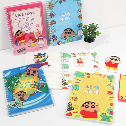 Crayon Shinchan 蠟筆小新系列 A5 圈圈筆記簿  - 橫線 * [預購貨品，下單後14天出貨]
