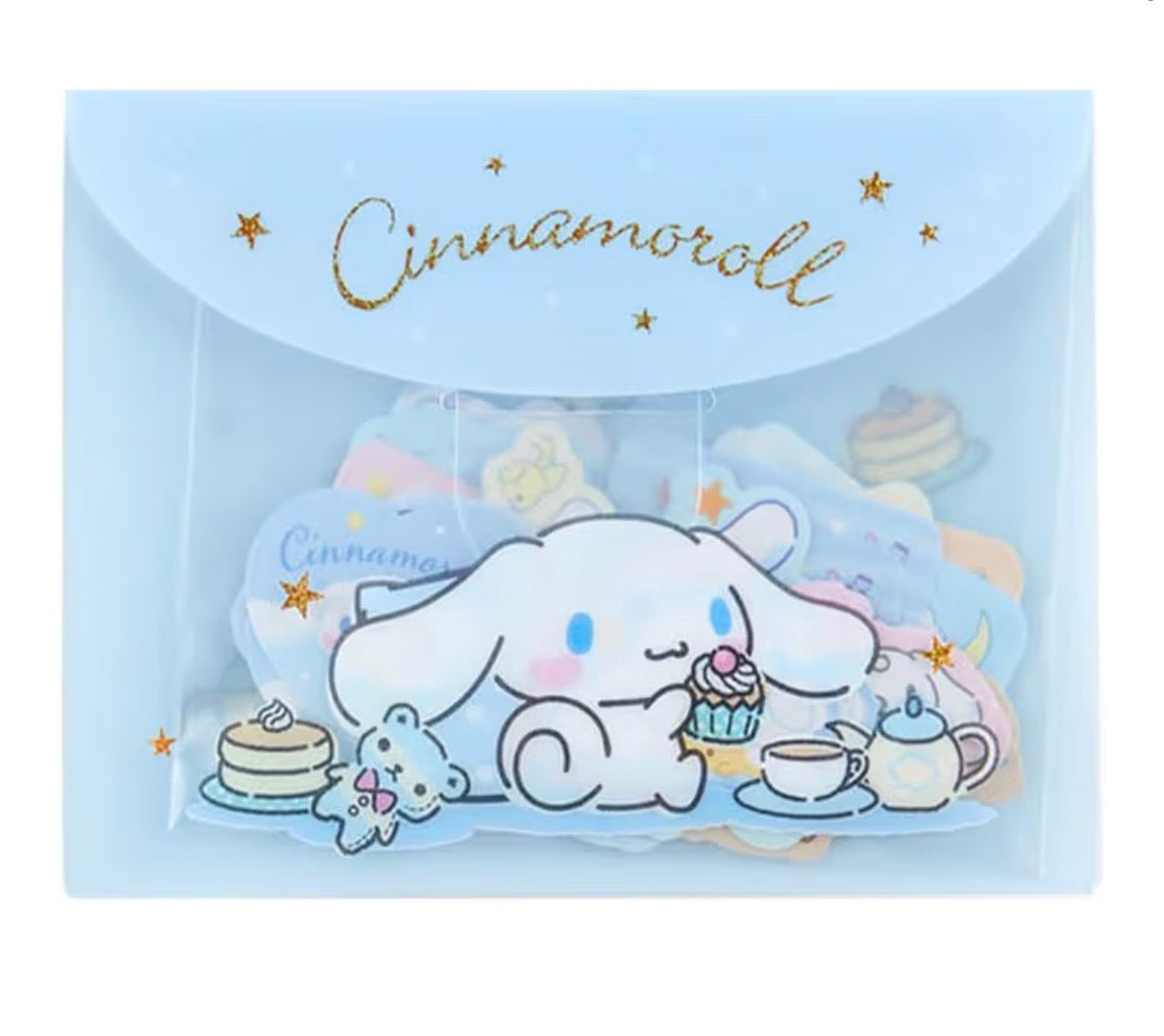 Sanrio Characters 透明卡套連30 枚獨立貼紙 - 5 角色選擇