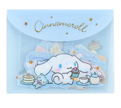 Sanrio Characters 透明卡套連30 枚獨立貼紙 - 5 角色選擇