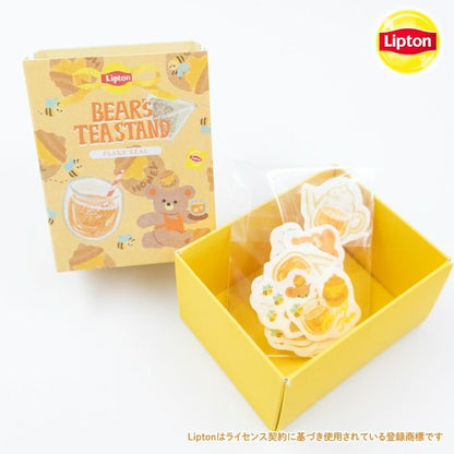 <限定商品> 日本Lipton 聯乘古川紙盒熊仔貼紙