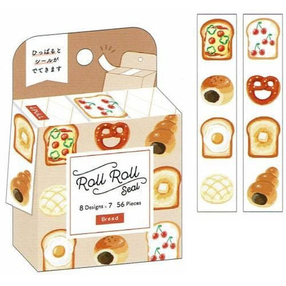 日本 Roll Roll 粒粒和紙貼紙 - bakery