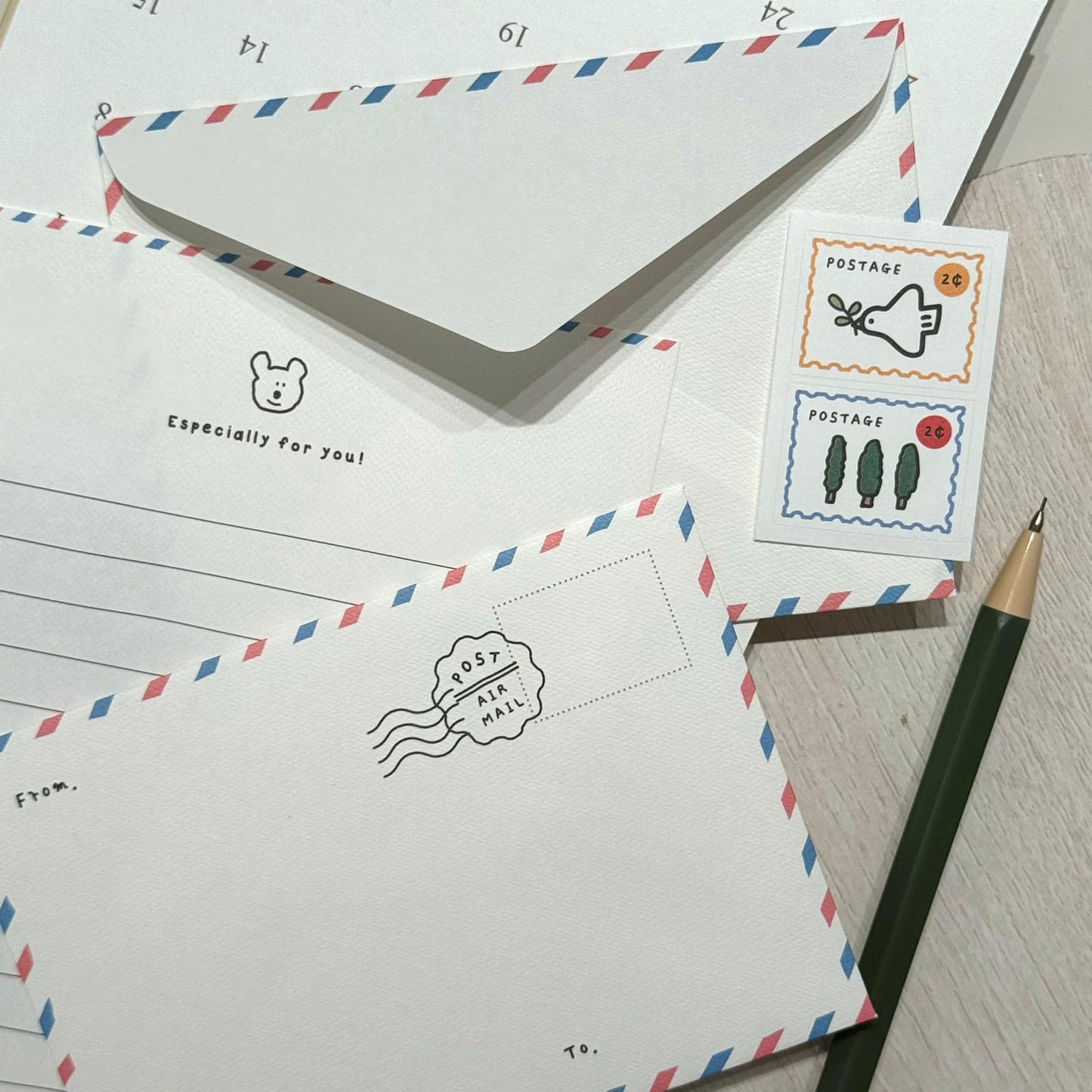 韓國信紙套裝 - you’ve got a mail