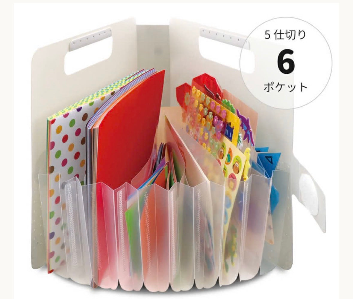 日本Sakura可站立及摺疊式收納文件夾：Small [預購貨品]