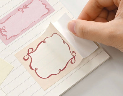 韓國Monolike 絲帶框框拼貼素材包 Ribbon Label Stickers Pack *可書寫* [預購貨品，下單後14天出貨]