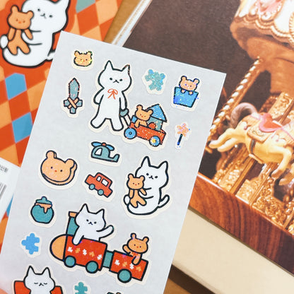 韓國插畫家썸켓츠 貼紙系列 - 貓咪和小熊