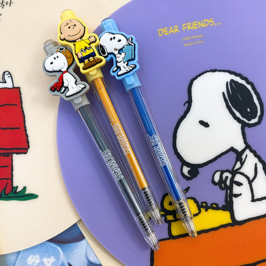 My Snoopy World 漫畫風公仔 0.5mm 黑色Gel Pen - 3款