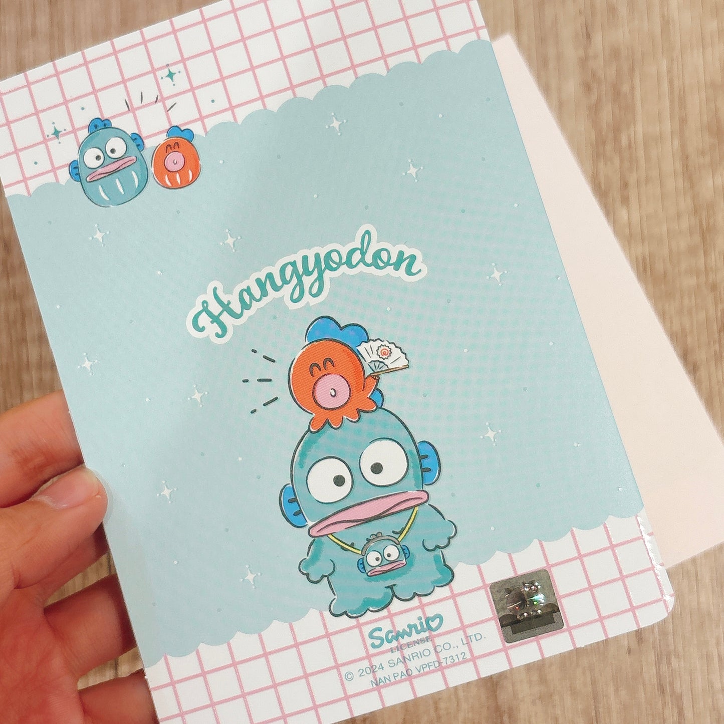 Sanrio 卡通角色心意卡 - 水怪 best wishes 萬用卡