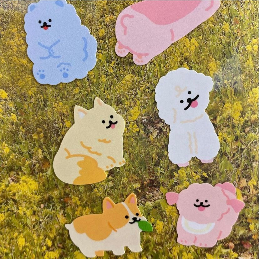 韓國 Pocket Stickers - 狗狗可愛日常