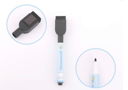 早鳥訂購7 折‼️ Sanrio Characters 大塊磁石留言擦擦板 (附有筆及兩顆頭像Magnet Pin 磁石 ）[預購貨品，下單後14天出貨]