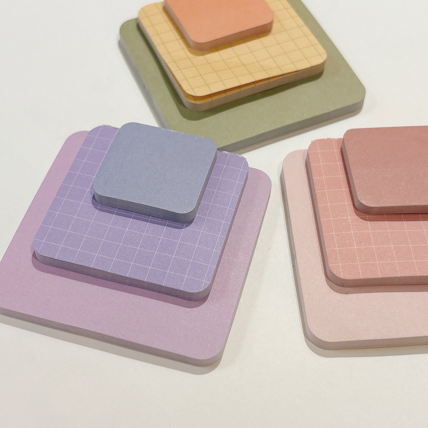 日本 Zabtooon 大中小Tatami 具黏力便條貼 (一本三種尺寸‼️)