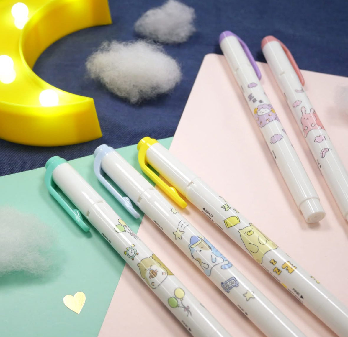 日本Mildliner 眠い好想睡系列柔和色螢光筆