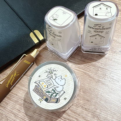 韓國Mewmewbeam 星光下的貓貓透明裝飾貼紙 - 超過120 張* [預購貨品，下單後14天出貨]