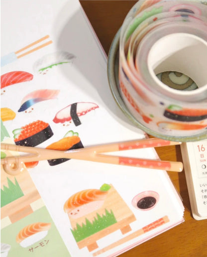 韓國 Sushi kisscut 閃爍卷裝粒粒貼紙  [預購貨品，下單後14天出貨]