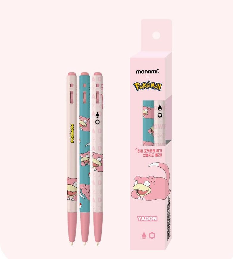 韓國Monami 153 原子筆 - POKEMON 限定聯乘* [預購貨品，下單後14天出貨]