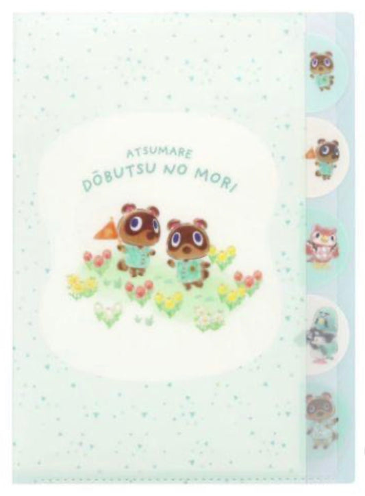 日本動物之森文具系列A4 Multi Pockets Folder [預購貨品，下單後14天出貨]