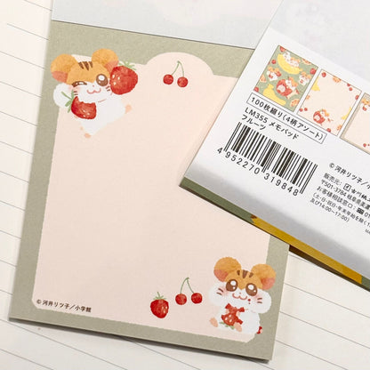 日本哈姆太郎4 圖案100 頁便條簿 - 共2 款