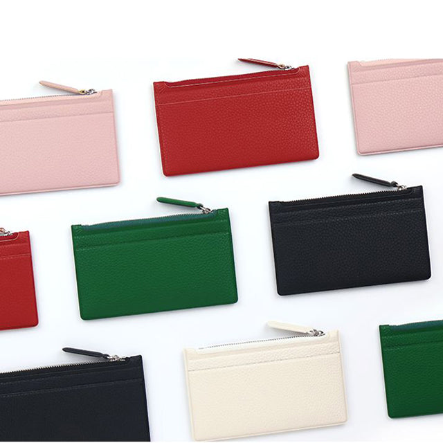 《新年限定‼️👛減$40》韓國 Fenice Studio Zip Up Cards Wallet - 5 色選擇  * [預購貨品，下單後14天出貨]